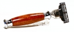 Nassrasierer mit Bruyereholz Mach3