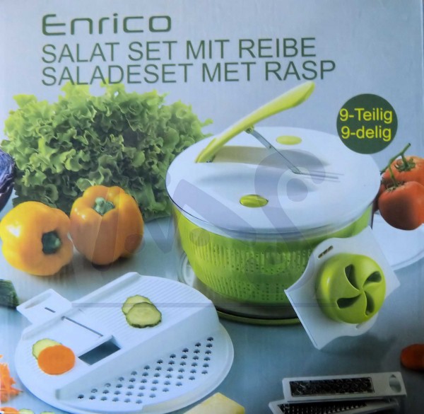 Enrico Salat Set mit Reibe
