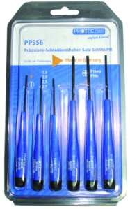 Präz.-Schraubendr.-Satz Schlitz/PH - PPSS6