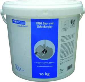 Bau- und Elektrikergips 10kg-Eimer - PBEG (MHD)